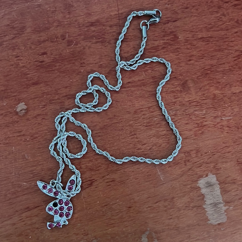 Playboy bunny necklace